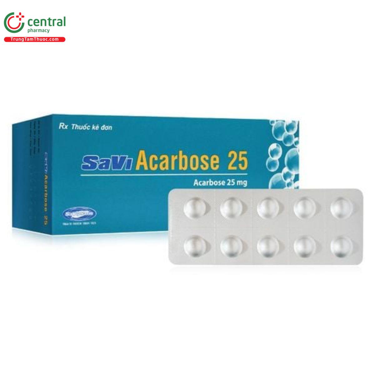 thuoc savi acarbose 25 1 B0772