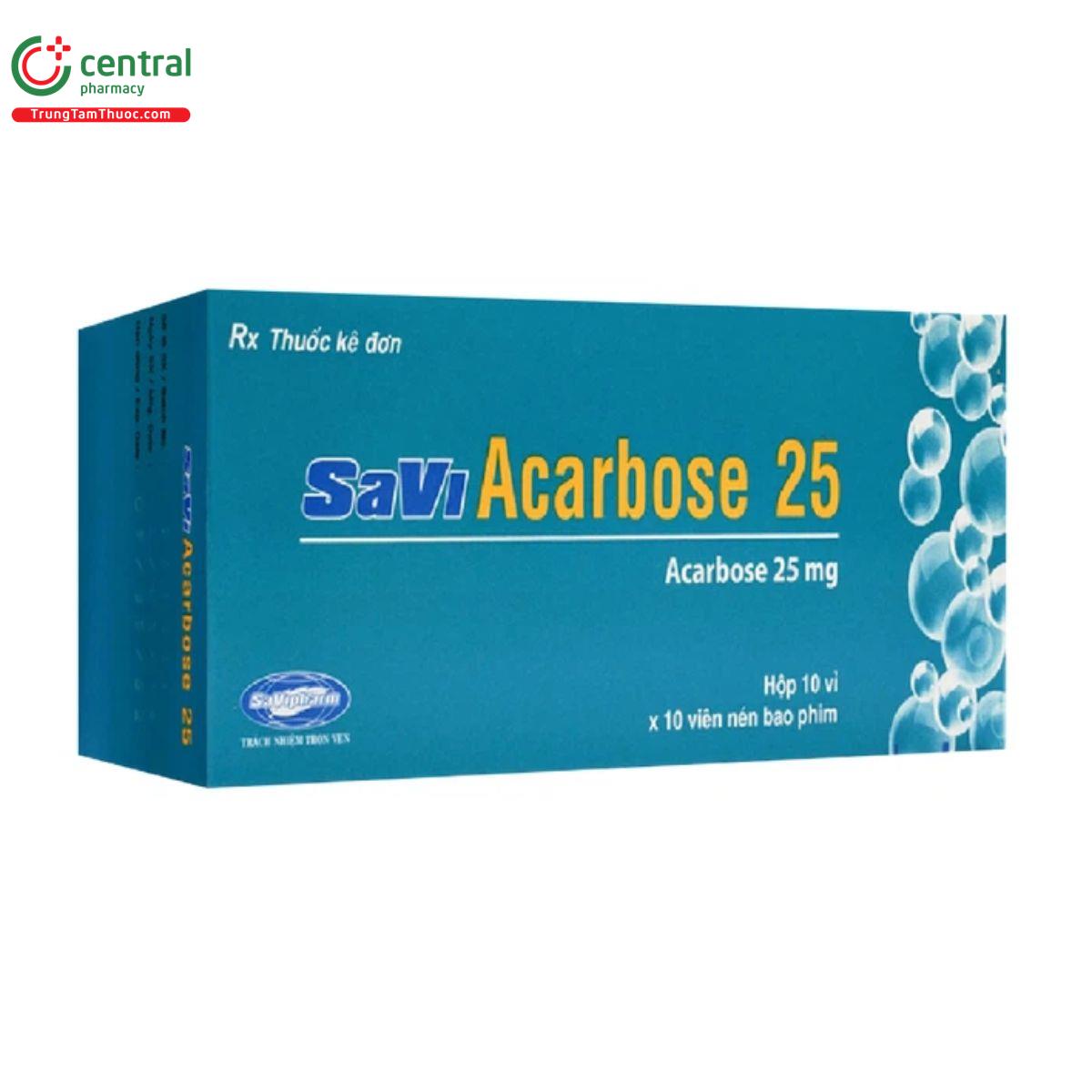 thuoc savi acarbose 25 2 L4066