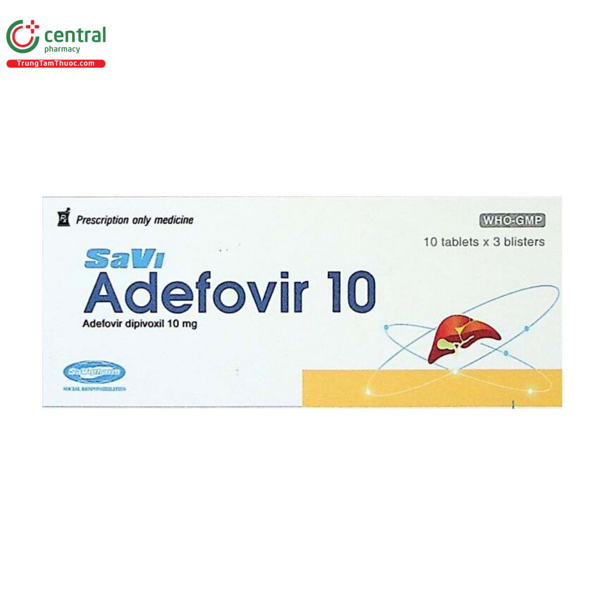 thuoc savi adefovir 10mg 1 J3767 thuoc savi adefovir 10mg 1 J3767