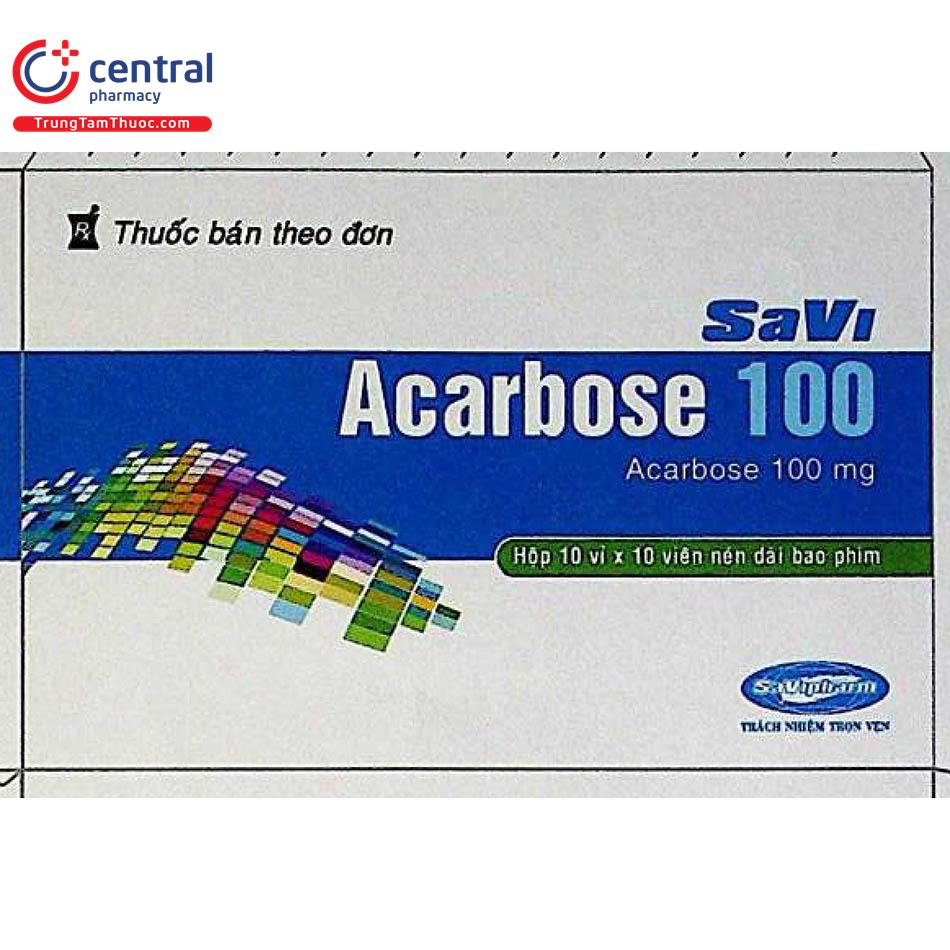 thuoc savi carbose 100 2 V8684