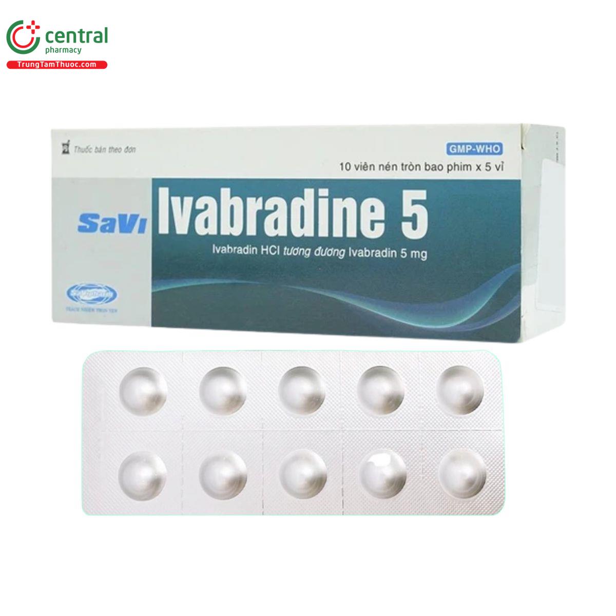 thuoc savi ivabradine 5mg 1 T7416 thuoc savi ivabradine 5mg 1 T7416