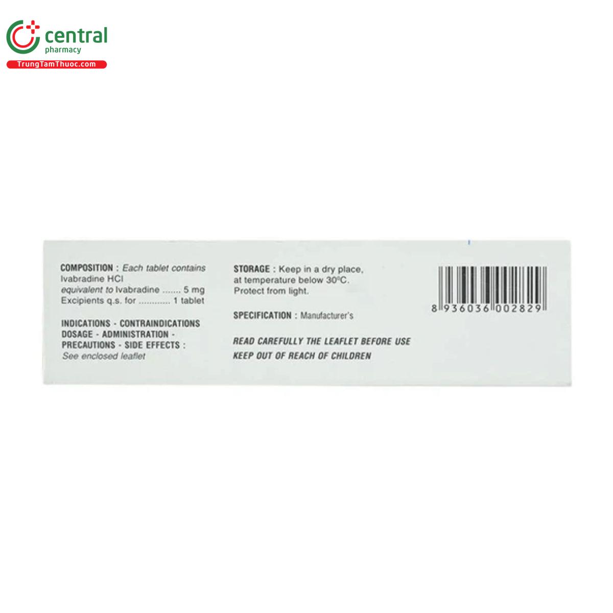 thuoc savi ivabradine 5mg 6 I3701 thuoc savi ivabradine 5mg 6 I3701