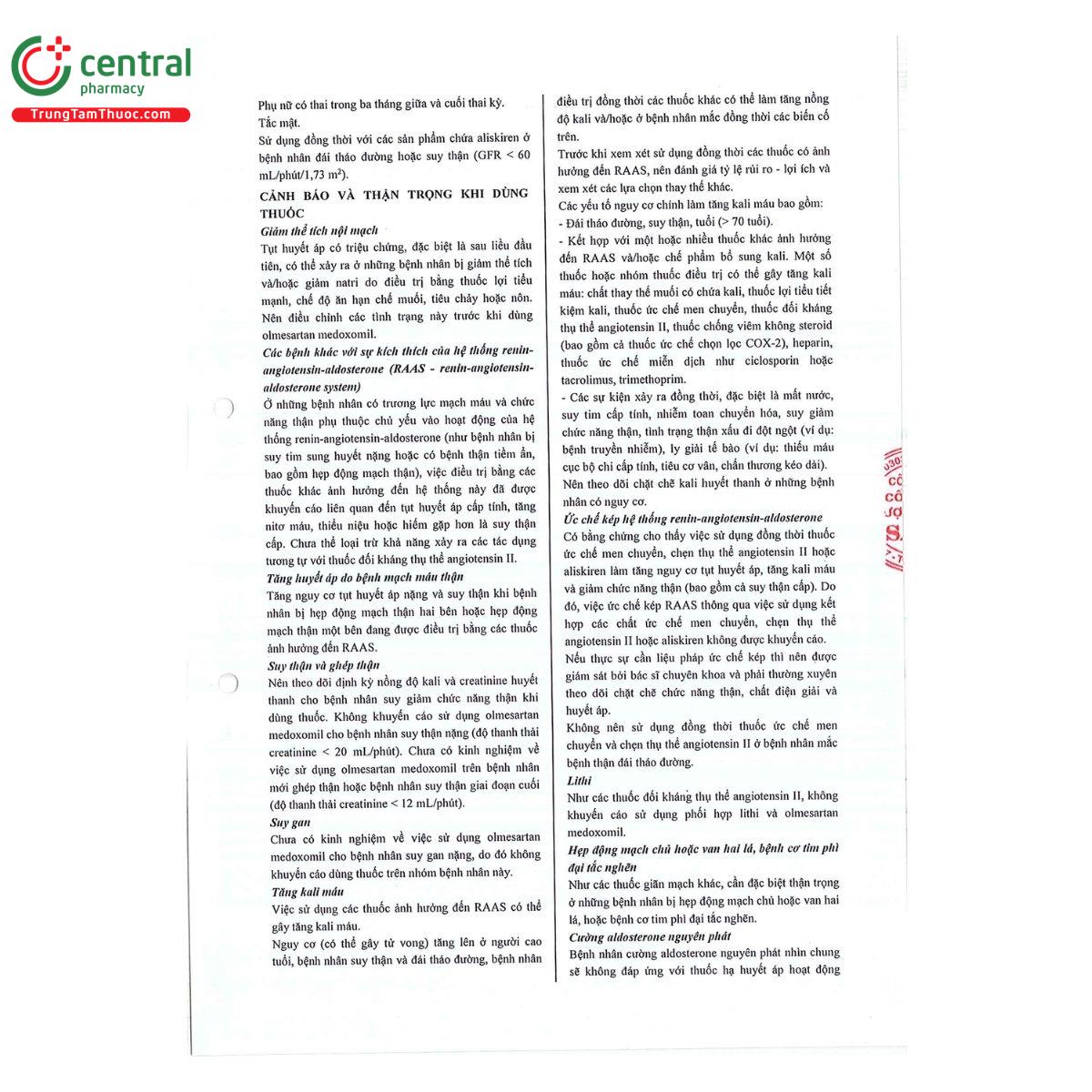 thuoc savi olmesartan 10 5 K4837 thuoc savi olmesartan 10 5 K4837