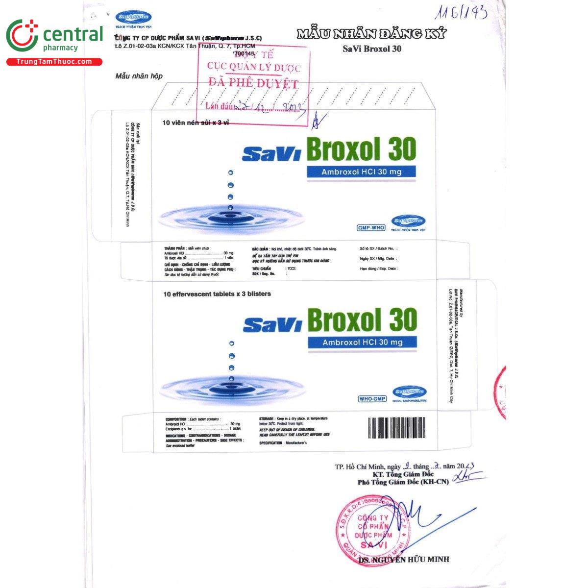 thuoc savibroxol 30 2 U8618 thuoc savibroxol 30 2 U8618