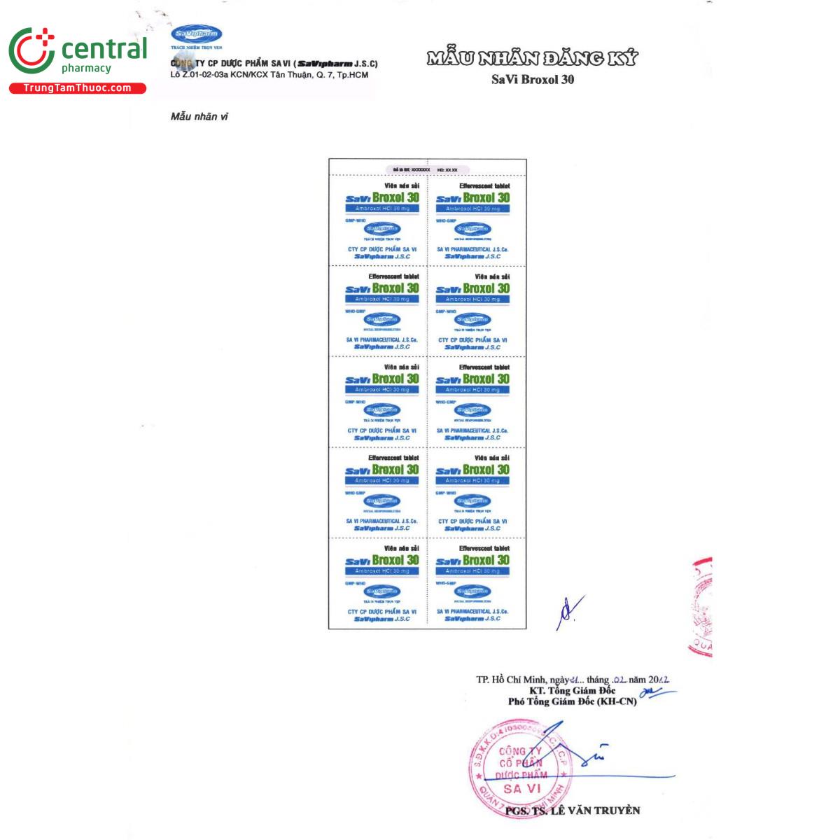 thuoc savibroxol 30 3 M5313 thuoc savibroxol 30 3 M5313