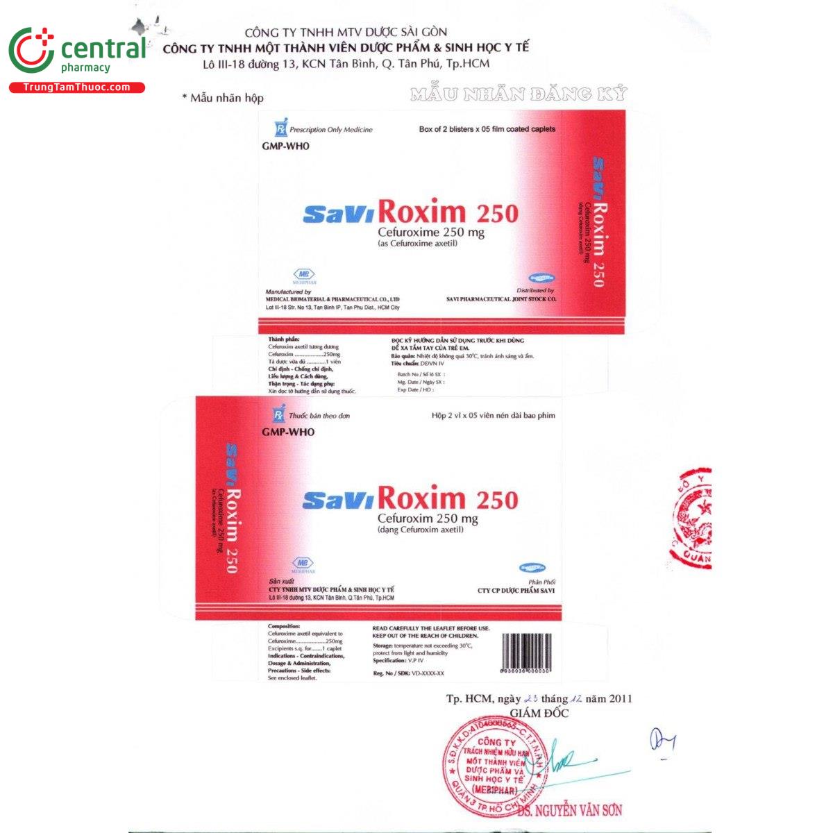 thuoc saviroxim 250 2 F2082 thuoc saviroxim 250 2 F2082