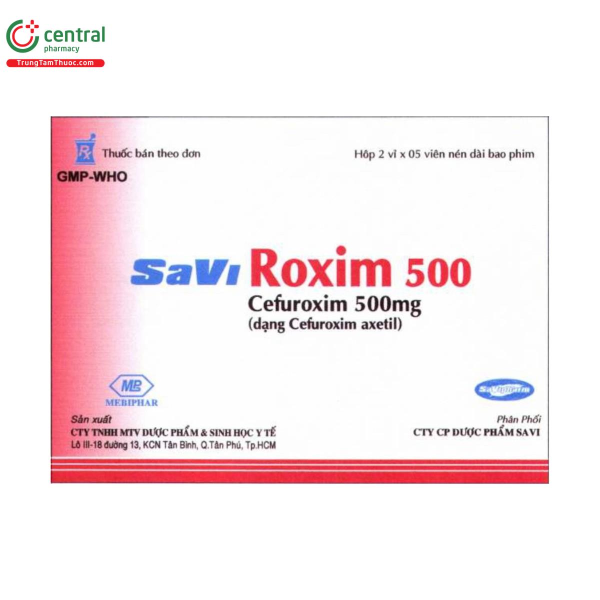 thuoc saviroxim 500 1 H3587 thuoc saviroxim 500 1 H3587