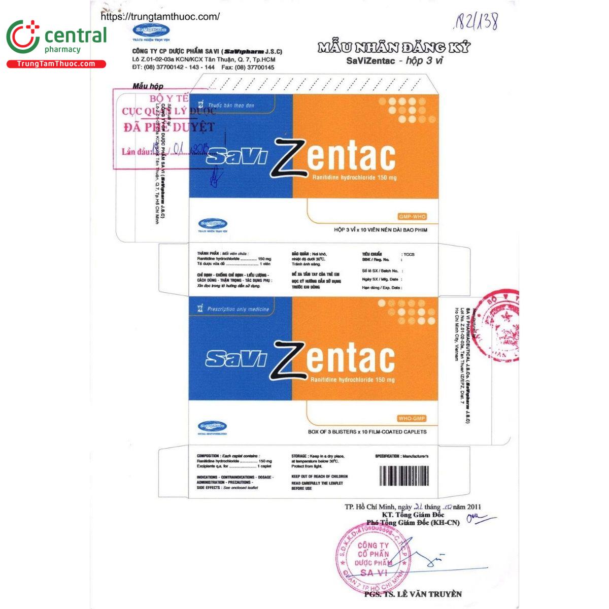 thuoc savizentac 150mg 4 E1447 thuoc savizentac 150mg 4 E1447