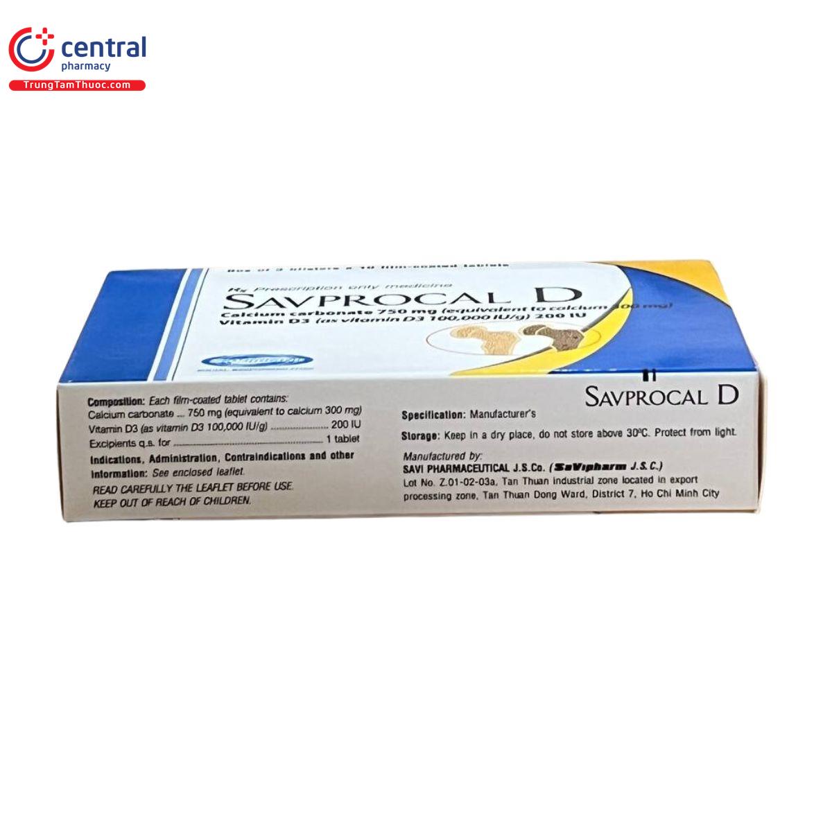 thuoc savprocal d 2 U8725