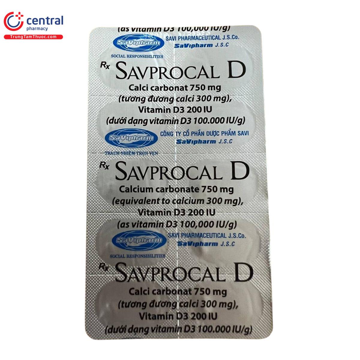 thuoc savprocal d 4 B0405