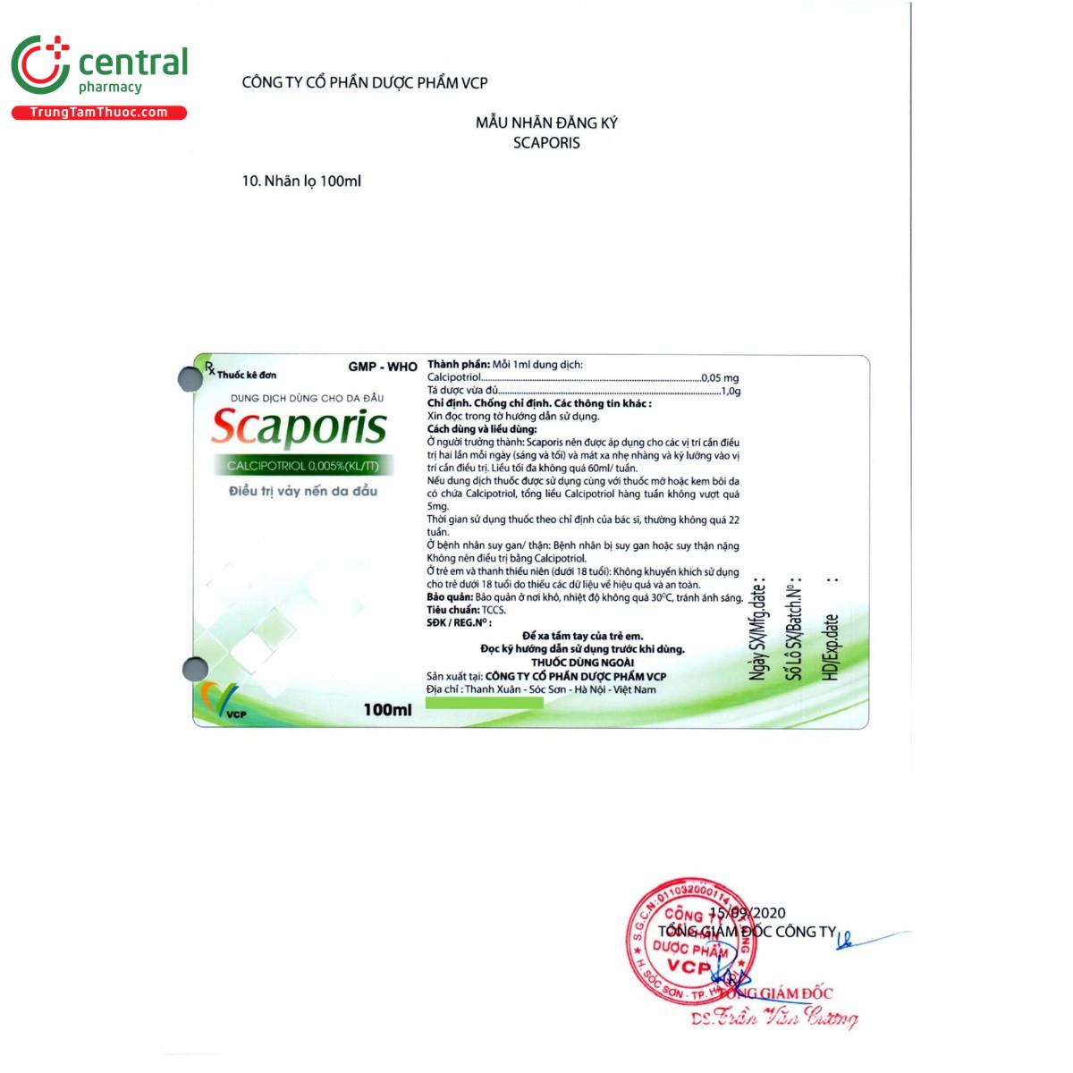 thuoc scaporis 0005 11 D1582