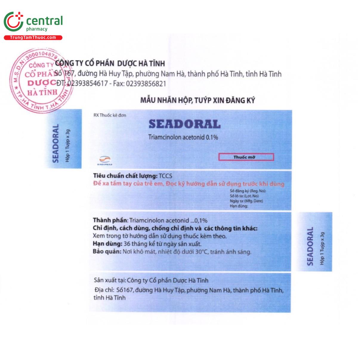 thuoc seadoral 01 5 V8651 thuoc seadoral 01 5 V8651