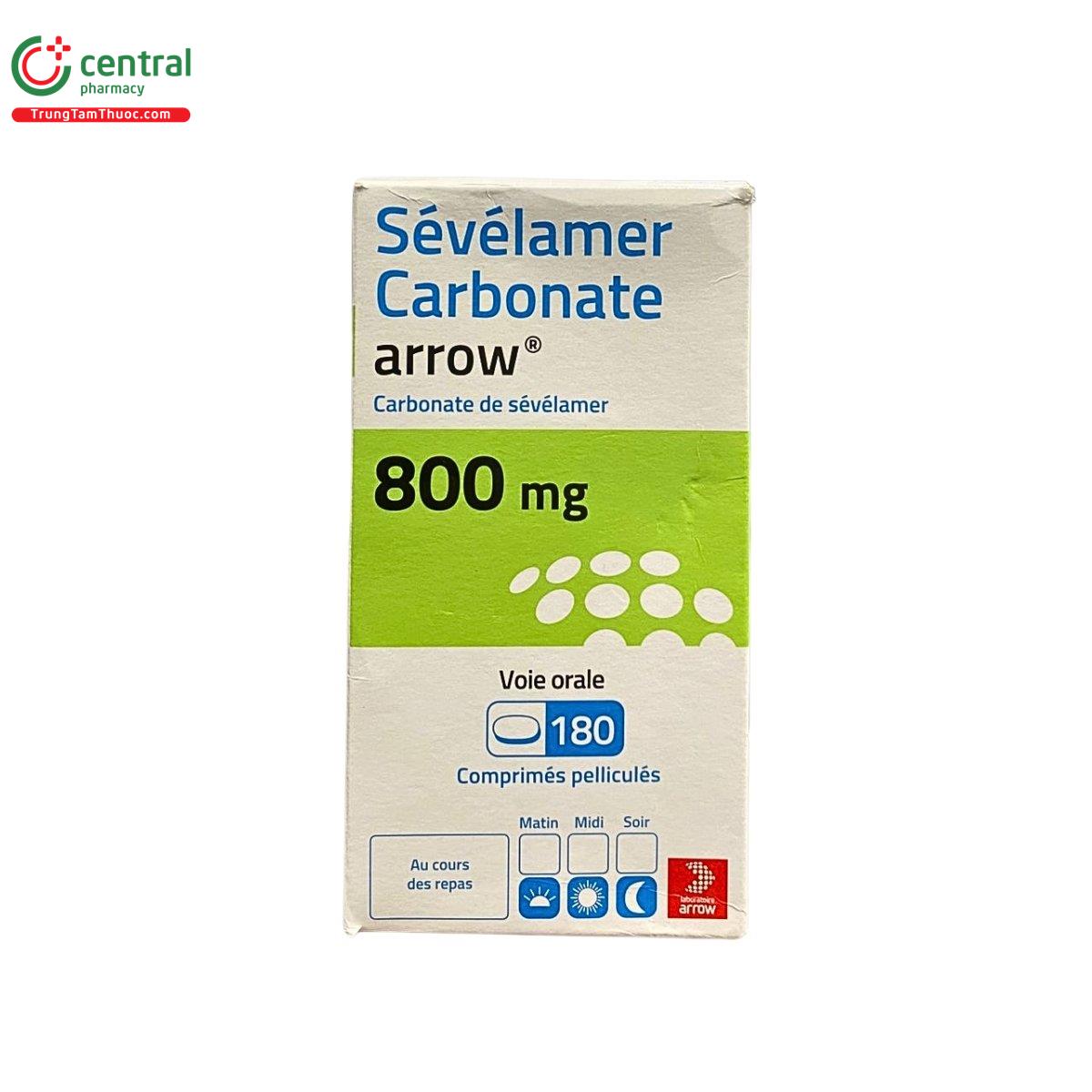 thuoc sevelamer carbonate arrow 800mg 1 K4015