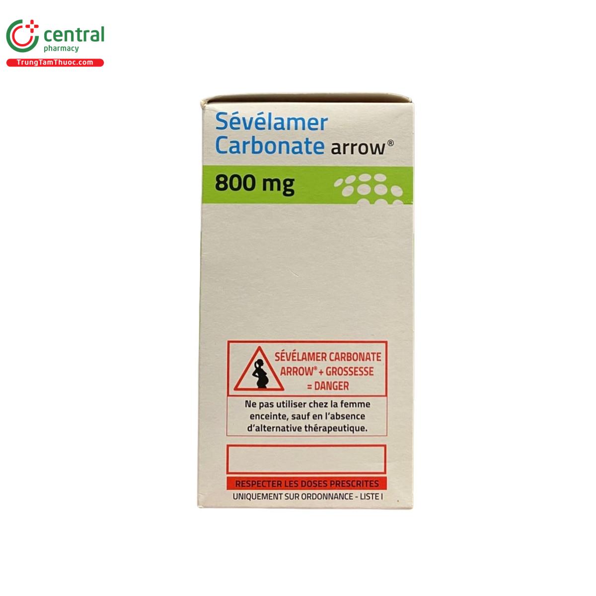 thuoc sevelamer carbonate arrow 800mg 3 K4817
