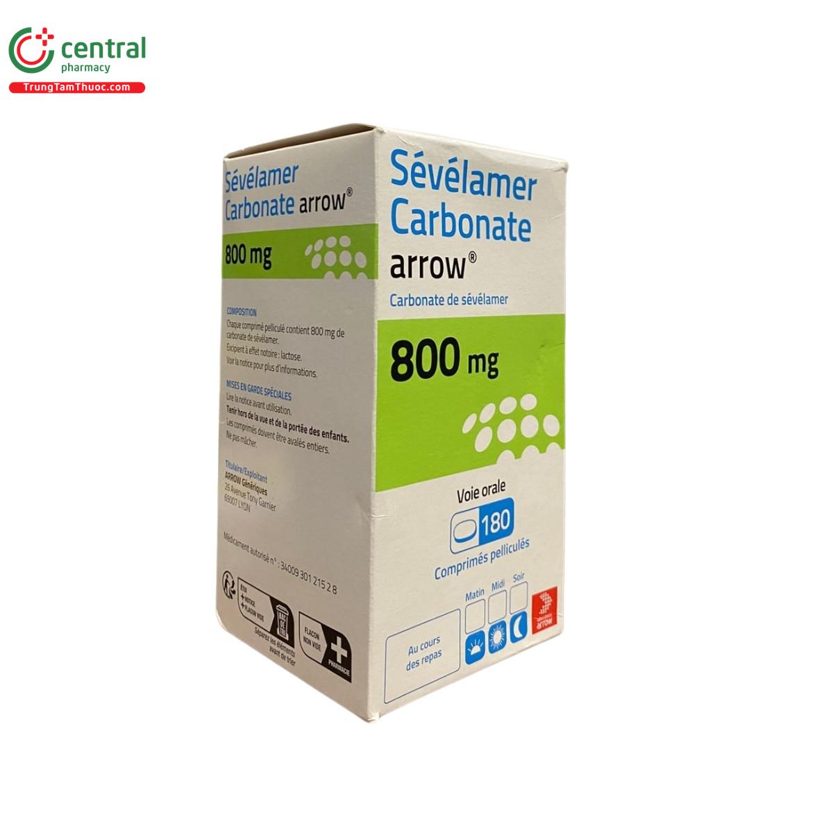 thuoc sevelamer carbonate arrow 800mg 6 E1283