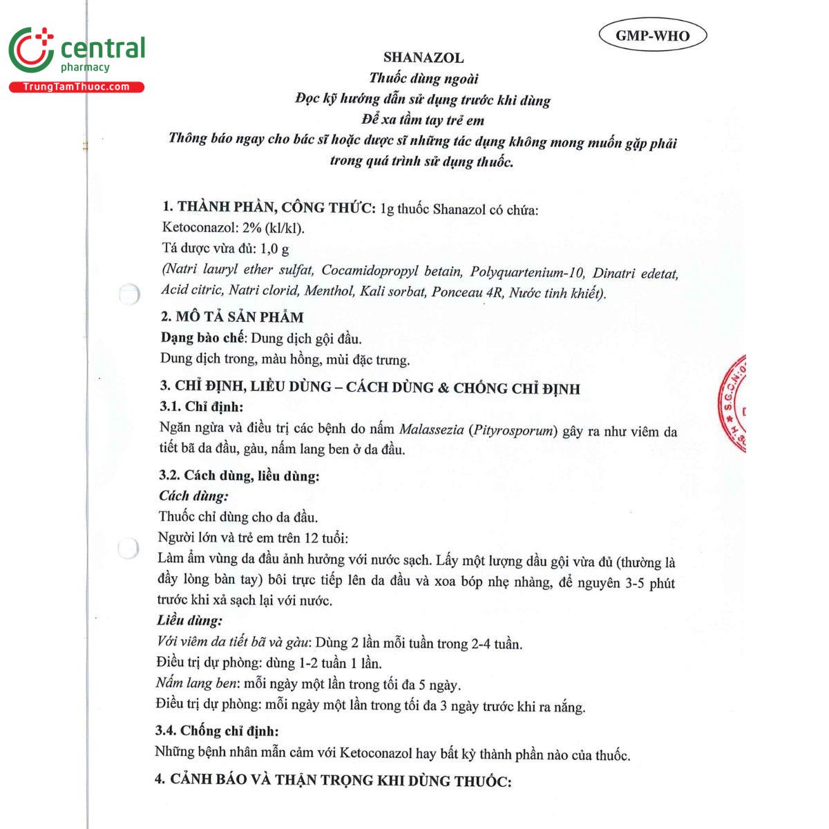 thuoc shanazol 2 4 S7002