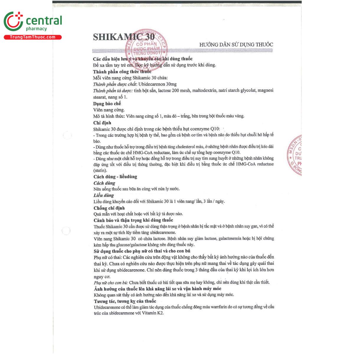 thuoc shikamic 30mg 5 T8642