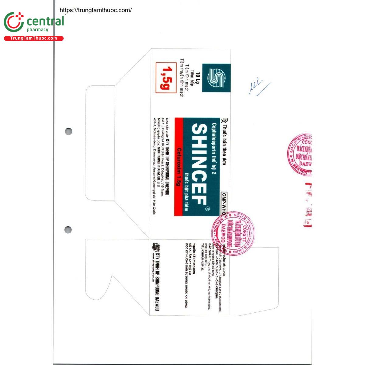 thuoc shincef 1500mg 3 D1163 thuoc shincef 1500mg 3 D1163