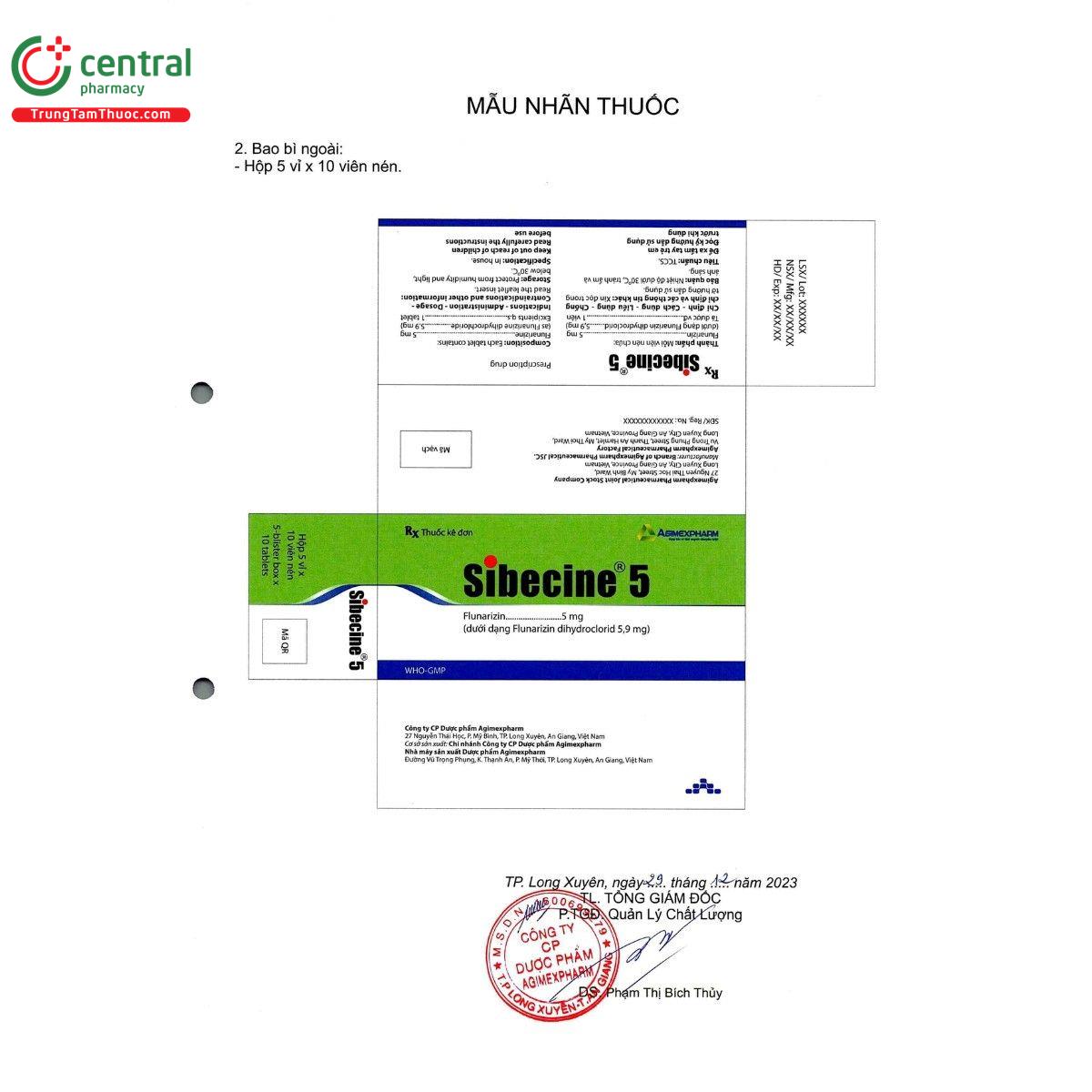 thuoc sibecine 5mg 2 N5325 thuoc sibecine 5mg 2 N5325