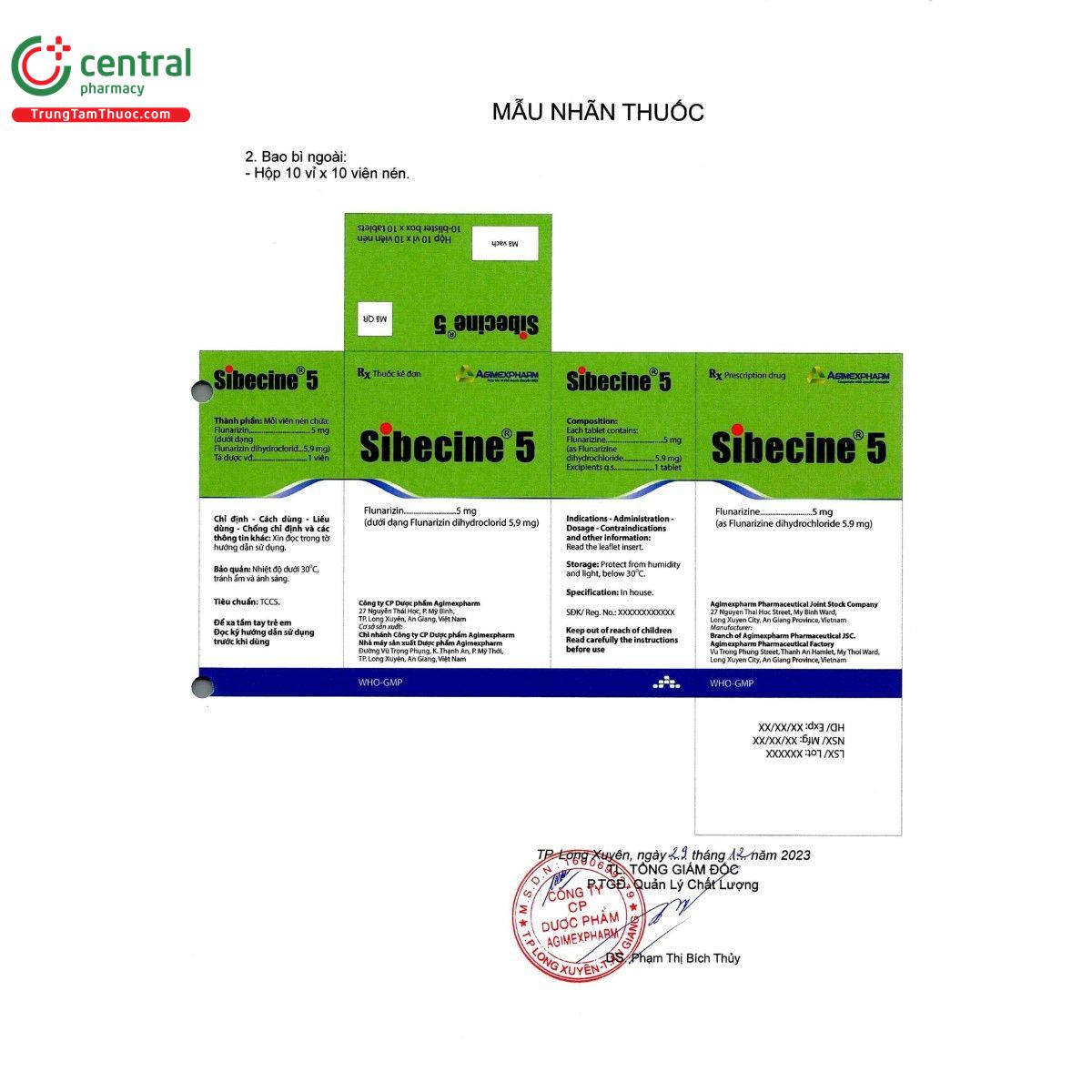 thuoc sibecine 5mg 3 G2776 thuoc sibecine 5mg 3 G2776