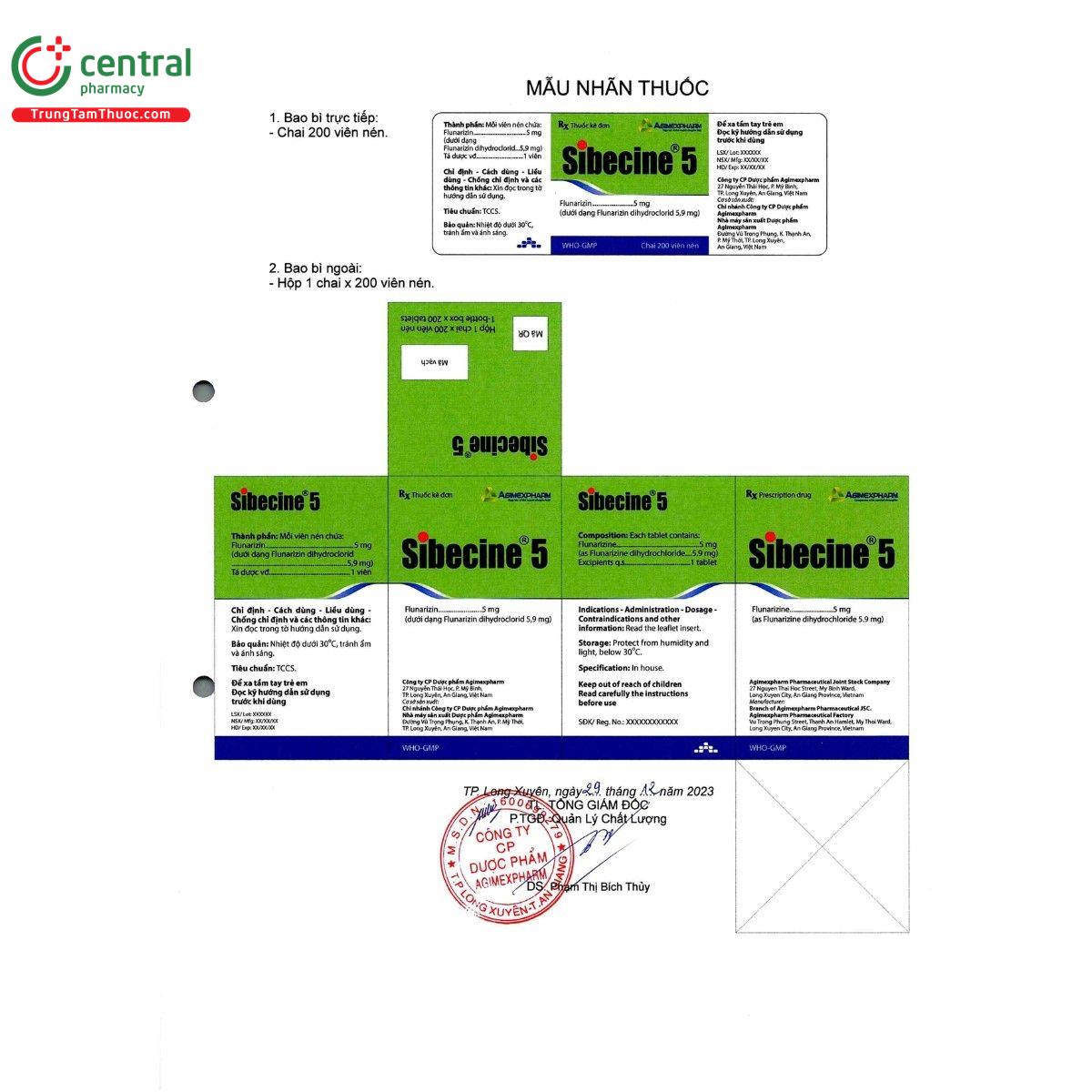 thuoc sibecine 5mg 5 P6502 thuoc sibecine 5mg 5 P6502
