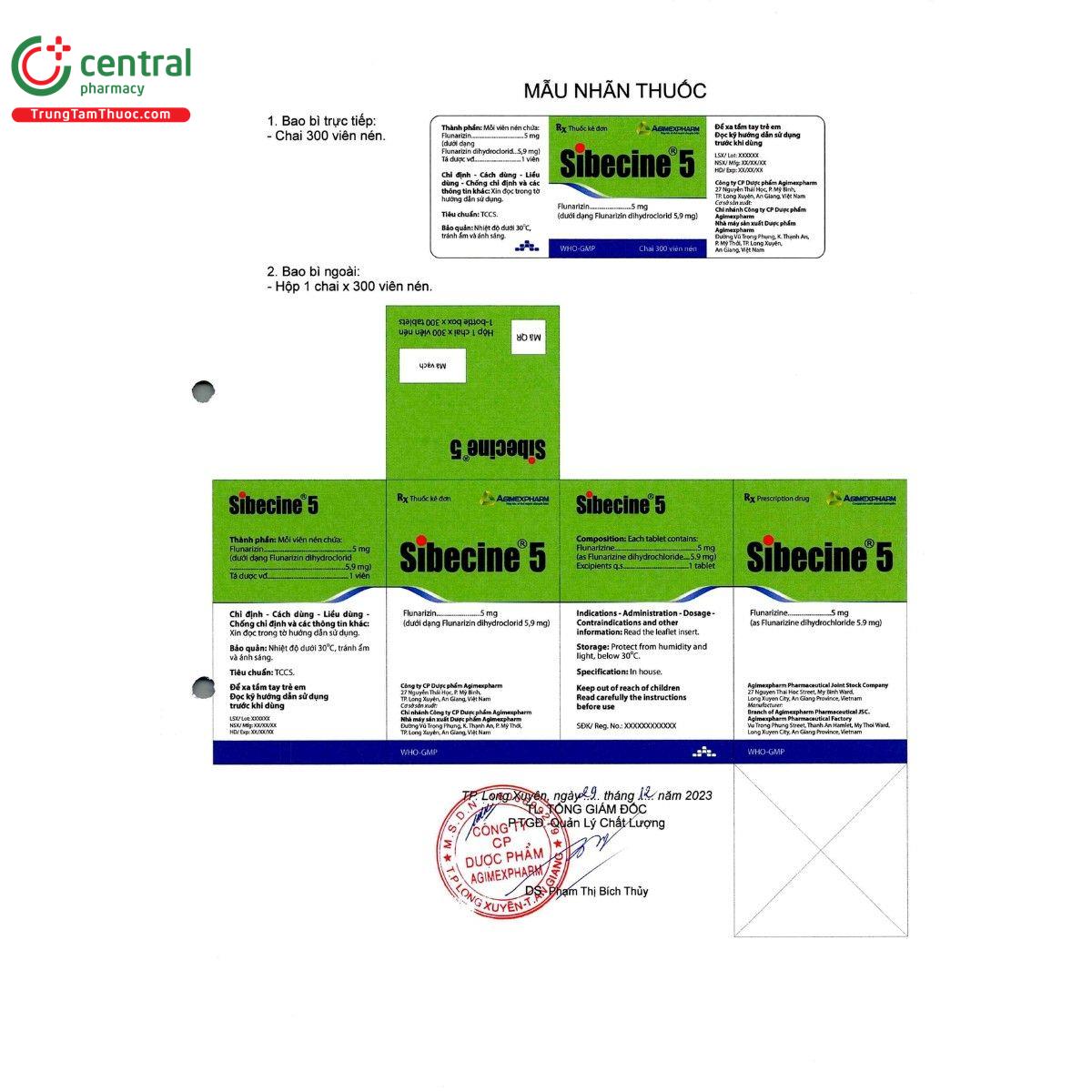 thuoc sibecine 5mg 6 A0238 thuoc sibecine 5mg 6 A0238