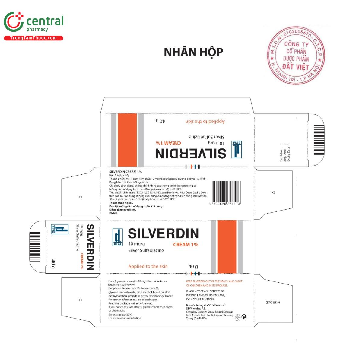 thuoc silverdin cream 1 2 Q6068 thuoc silverdin cream 1 2 Q6068