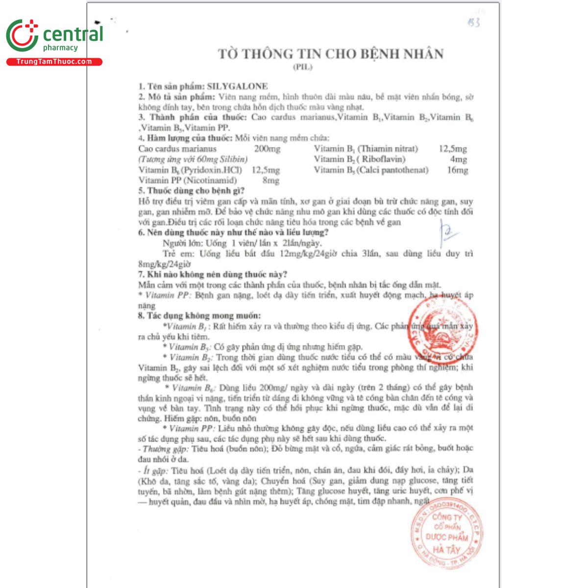 thuoc silygalone 3 J3311 thuoc silygalone 3 J3311