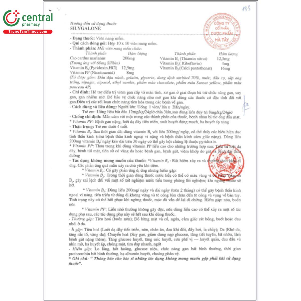 thuoc silygalone 5 E1752 thuoc silygalone 5 E1752