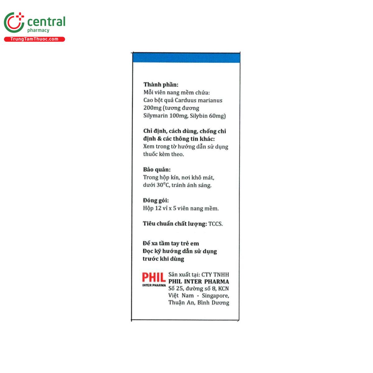 thuoc silymarin 100mg 2 D1108