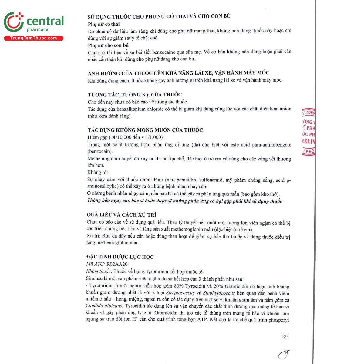 thuoc siminsu 7 B0304 thuoc siminsu 7 B0304
