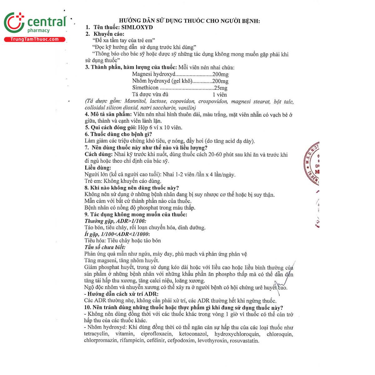 thuoc simloxyd 7 D1656