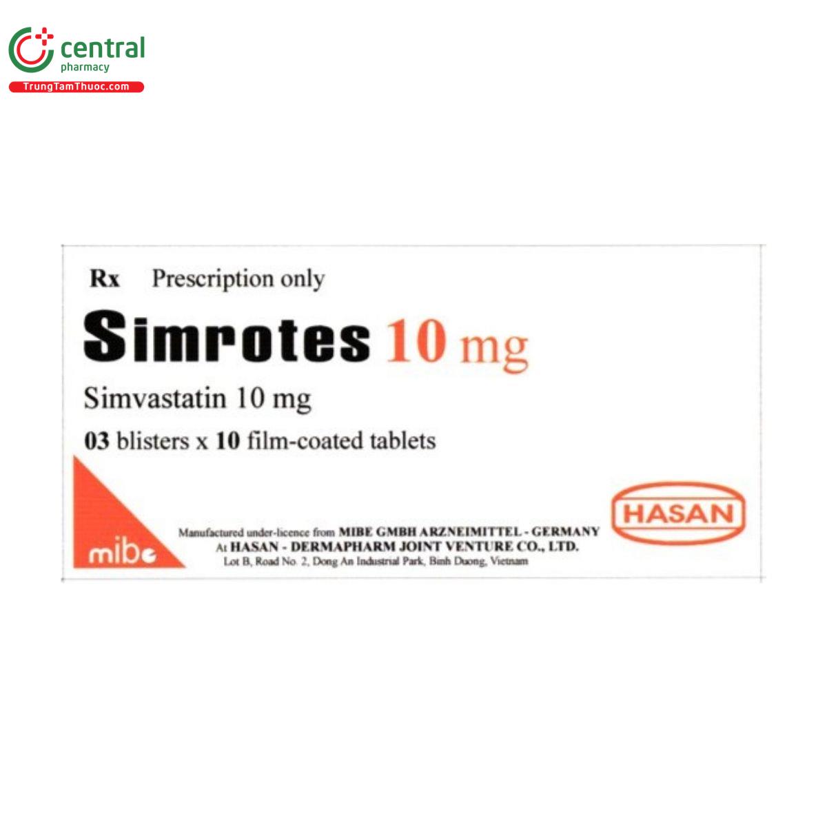 thuoc simrotes 10mg 1 R7153 thuoc simrotes 10mg 1 R7153