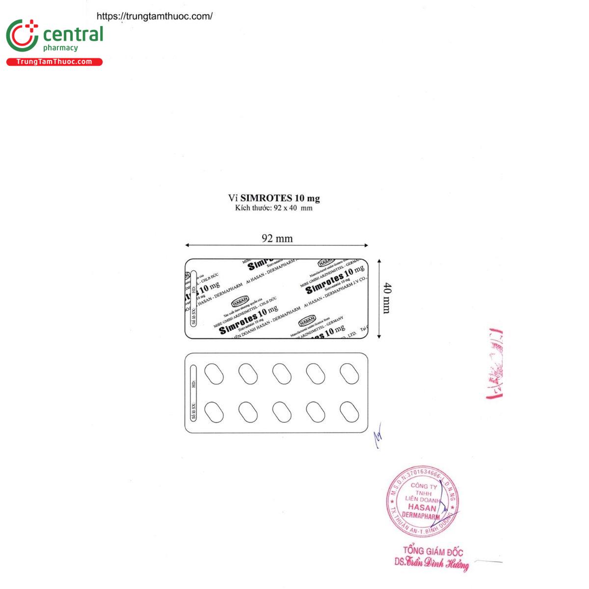 thuoc simrotes 10mg 3 A0132 thuoc simrotes 10mg 3 A0132