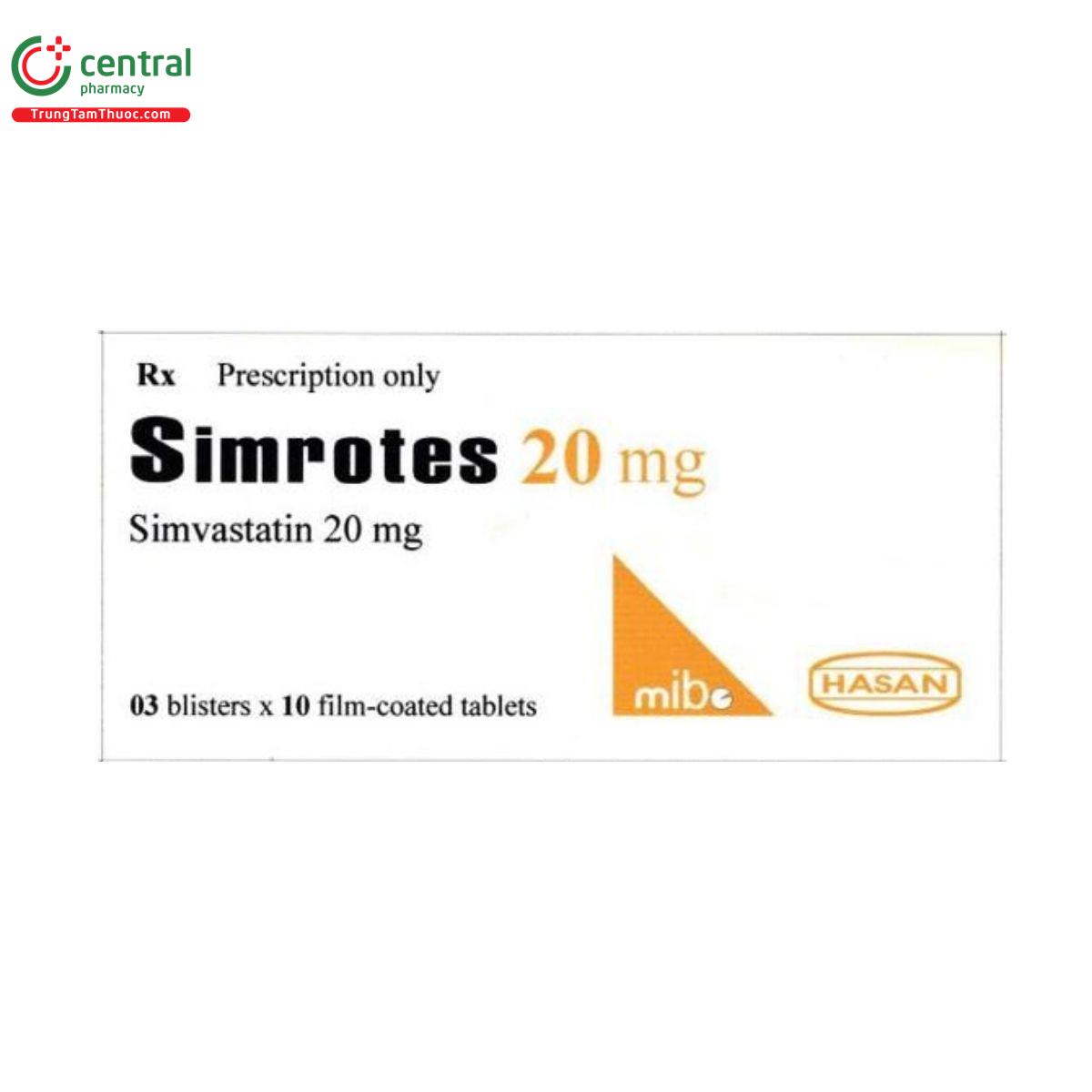 thuoc simrotes 20mg 1 R6574 thuoc simrotes 20mg 1 R6574