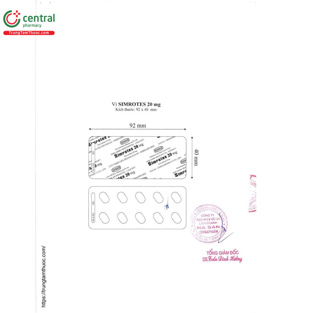 thuoc simrotes 20mg 3 H3267 thuoc simrotes 20mg 3 H3267