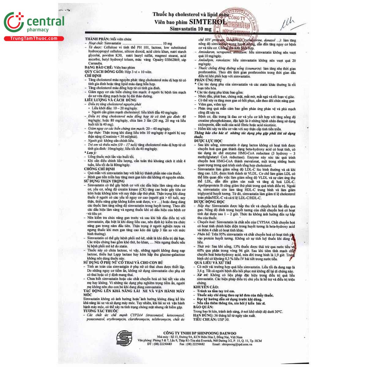 thuoc simterol 10mg 6 C0865 thuoc simterol 10mg 6 C0865
