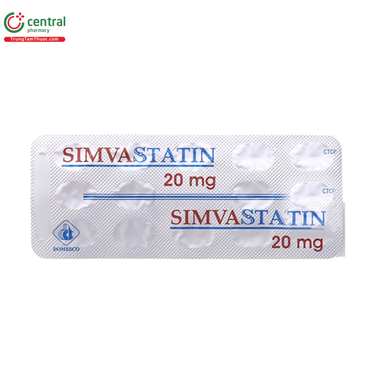 thuoc simvastatin 20mg domesco 4 J3042