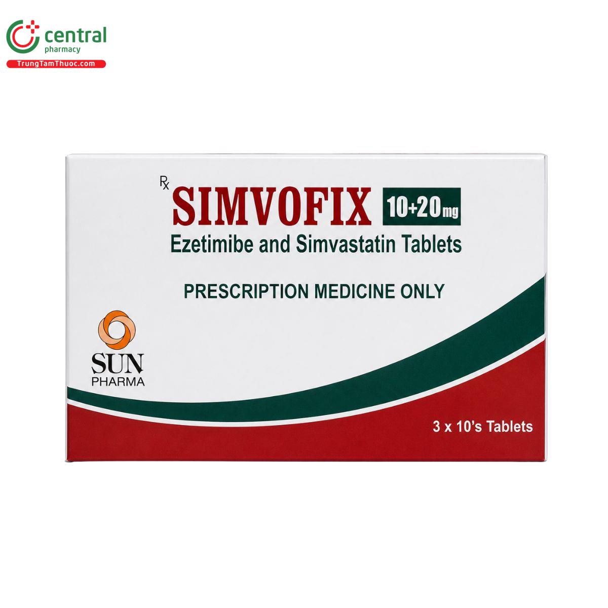 thuoc simvofix 10 20mg 2 U8355 thuoc simvofix 10 20mg 2 U8355
