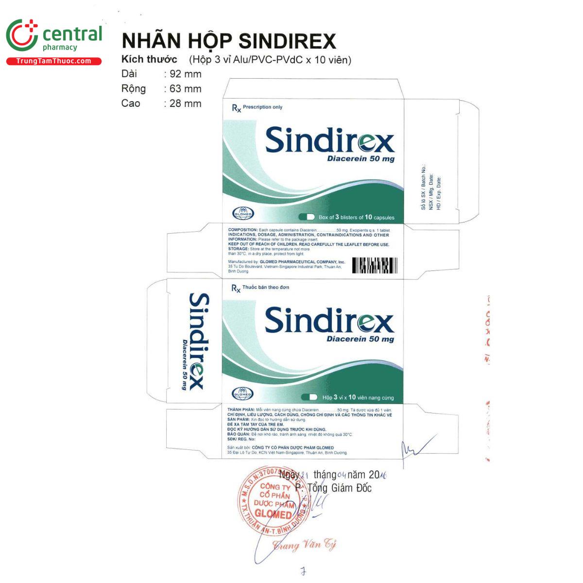 thuoc sindirex 50mg glomed 7 N5625