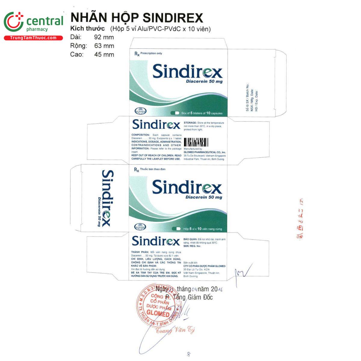 thuoc sindirex 50mg glomed 8 D1431