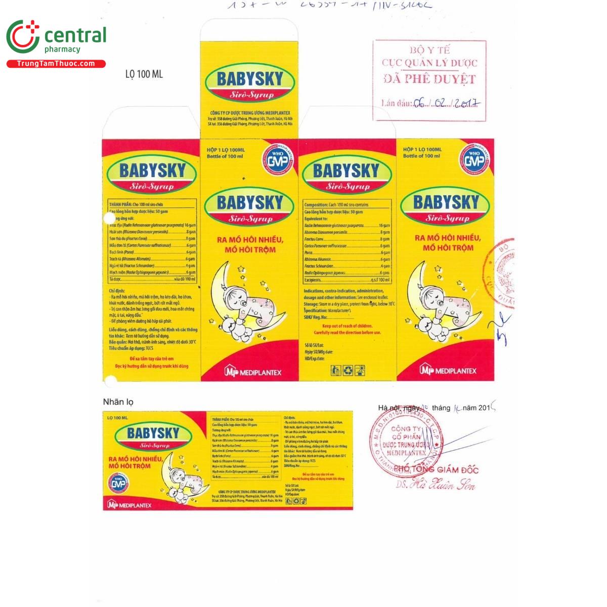 thuoc siro babysky 3 V8352 thuoc siro babysky 3 V8352
