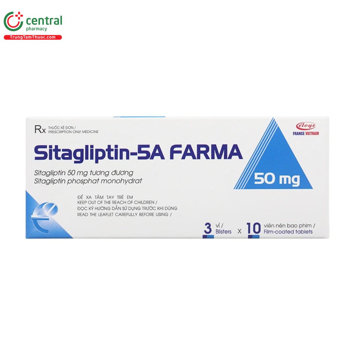 thuoc sitagliptin 5a farma 50mg 1 O6381