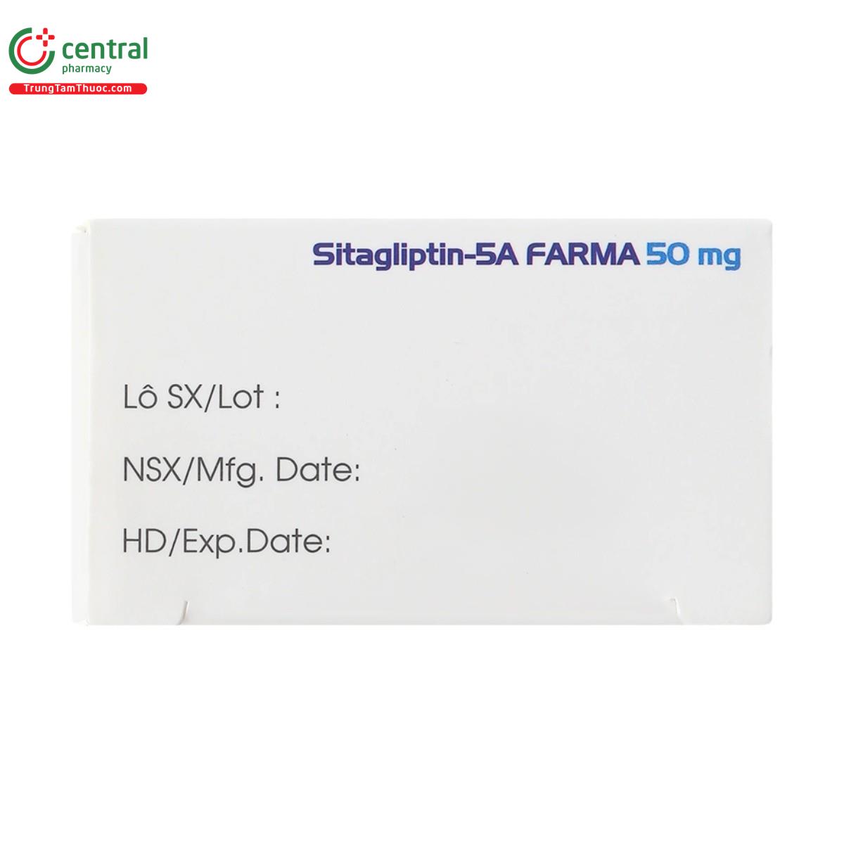 thuoc sitagliptin 5a farma 50mg 5 N5884
