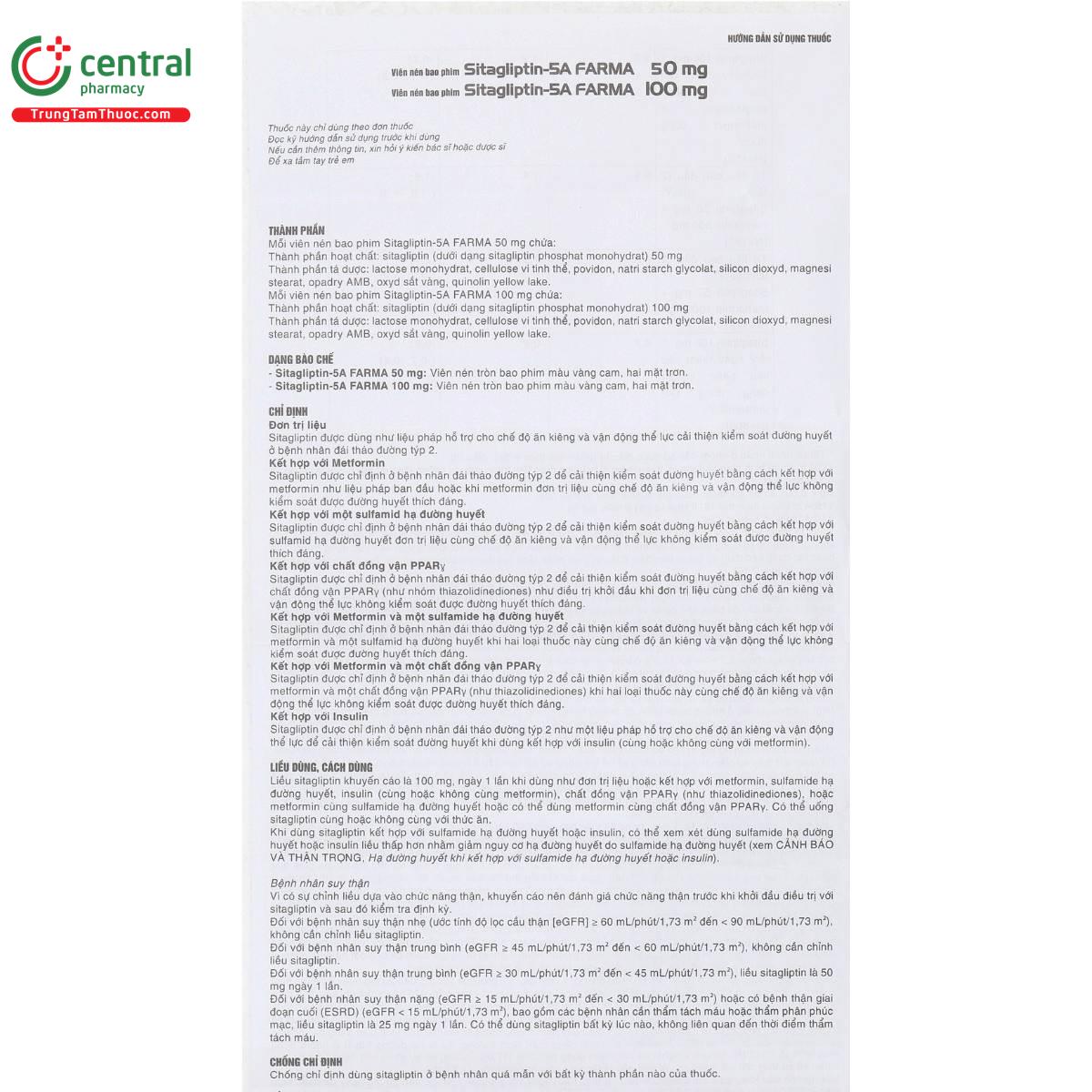 thuoc sitagliptin 5a farma 50mg 9 S7632