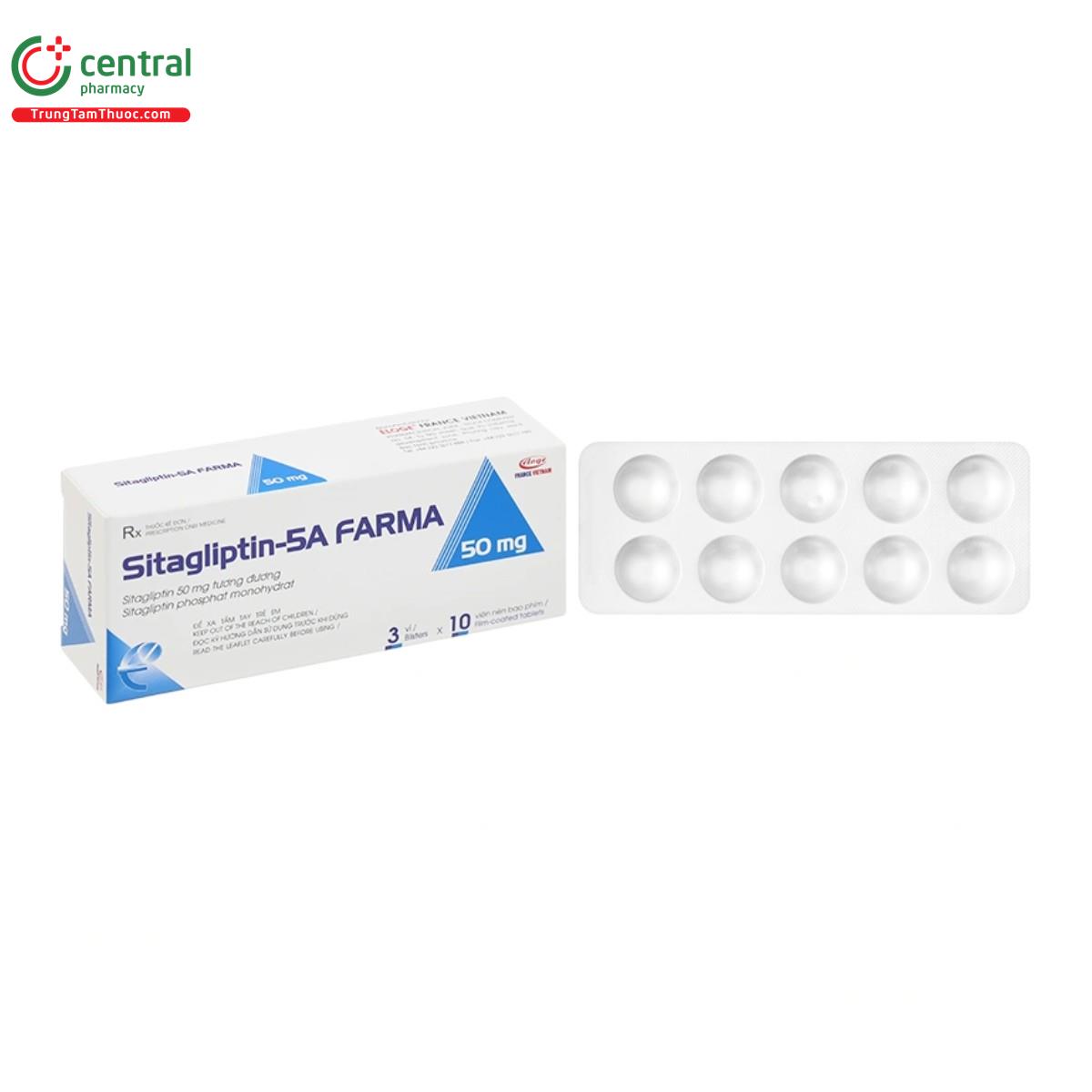 thuoc sitagliptin 5a farma 50mg J4140