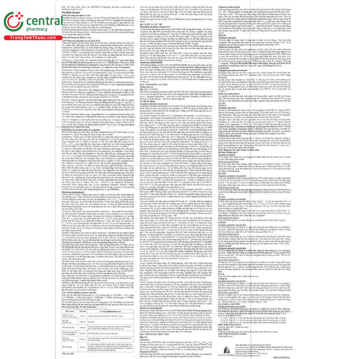 thuoc sitomet 50 1000 10 D1152