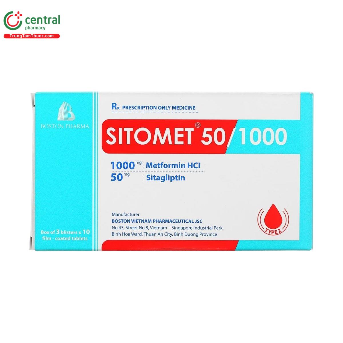 thuoc sitomet 50 1000 4 U8665