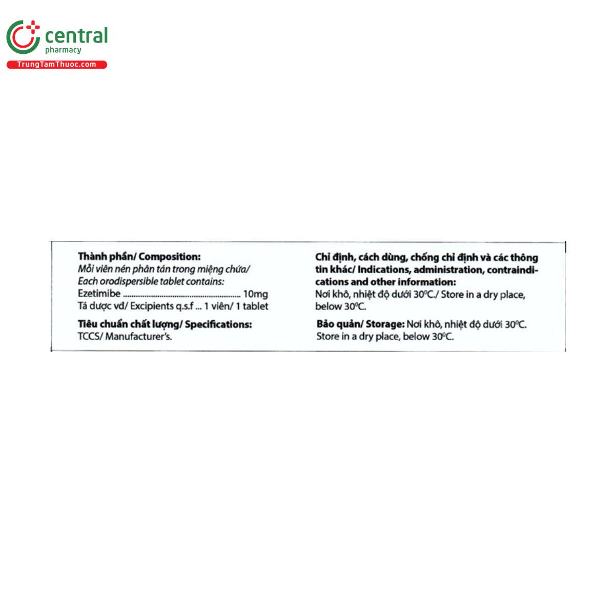 thuoc sm ezetimibe 10mg 4 B0857 thuoc sm ezetimibe 10mg 4 B0857