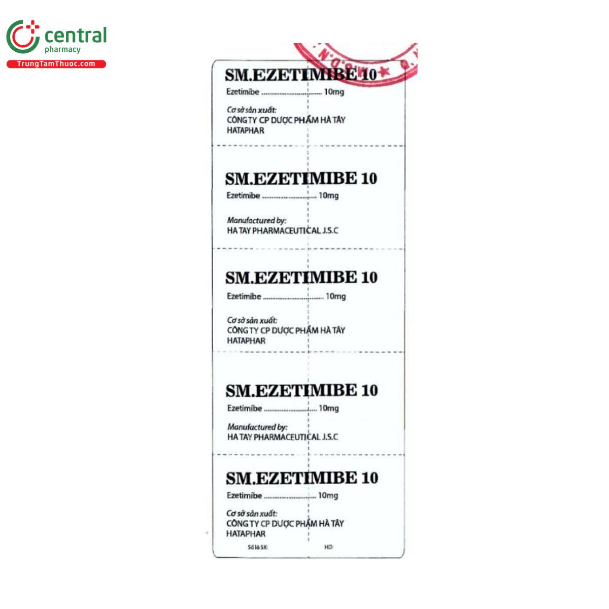 thuoc sm ezetimibe 10mg 7 D1157 thuoc sm ezetimibe 10mg 7 D1157